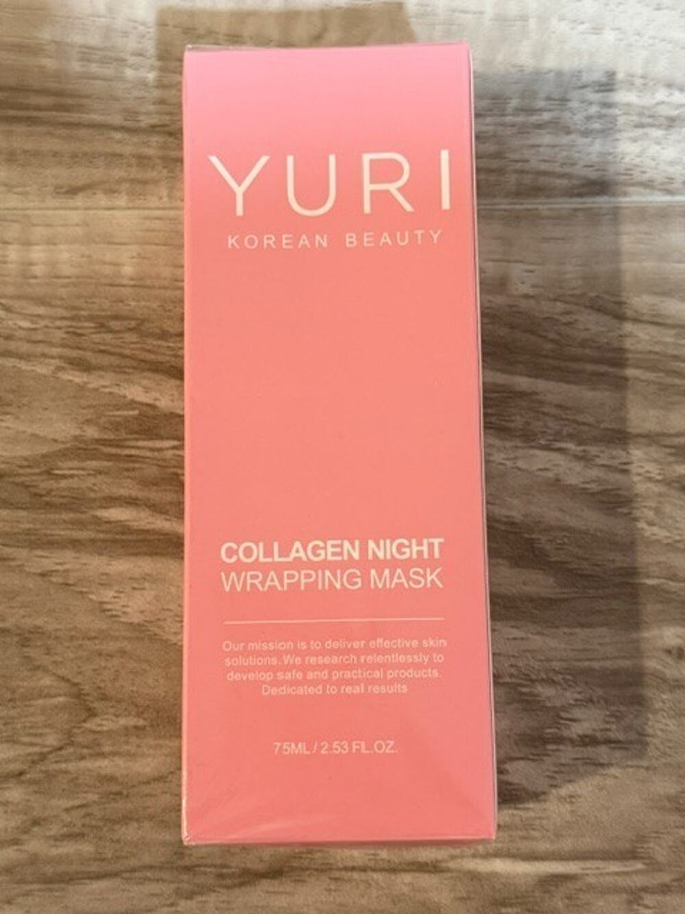 NIB Yuri Korean Beauty Collagen Night Wrapping Mask -Exp. 11/2028